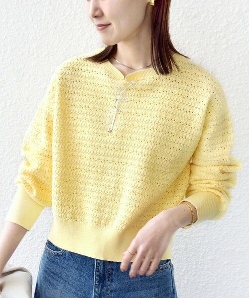 SHIPS / シップス カーディガン・ボレロ | 《予約》〈手洗い可能〉柄編み 2WAY カーディガン | 詳細20