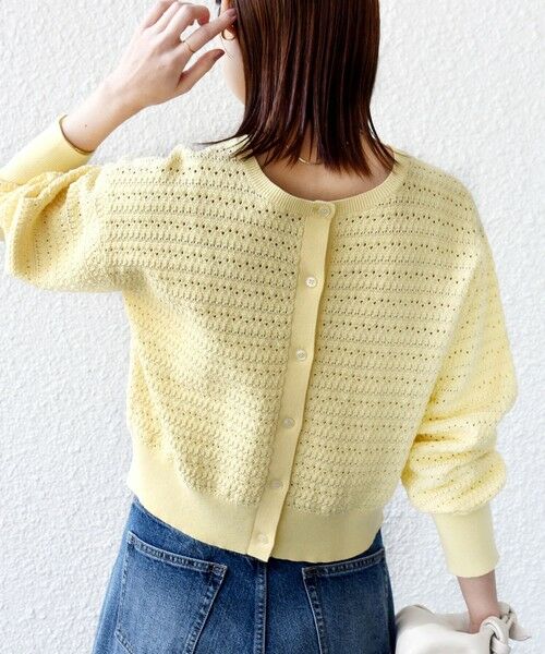 SHIPS / シップス カーディガン・ボレロ | 《予約》〈手洗い可能〉柄編み 2WAY カーディガン | 詳細21