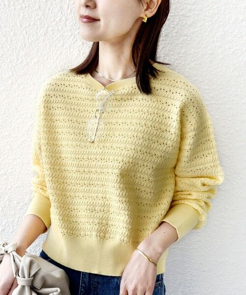 SHIPS / シップス カーディガン・ボレロ | 《予約》〈手洗い可能〉柄編み 2WAY カーディガン | 詳細23