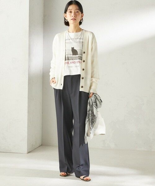 SHIPS / シップス カーディガン・ボレロ | 《予約》〈手洗い可能〉ブライト ペーパー Vネック ニット カーディガン | 詳細1