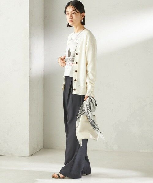 SHIPS / シップス カーディガン・ボレロ | 《予約》〈手洗い可能〉ブライト ペーパー Vネック ニット カーディガン | 詳細3