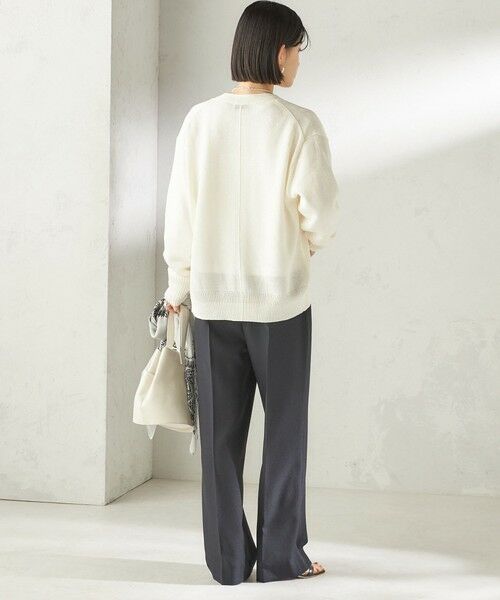 SHIPS / シップス カーディガン・ボレロ | 〈手洗い可能〉ブライト ペーパー Vネック ニット カーディガン | 詳細9
