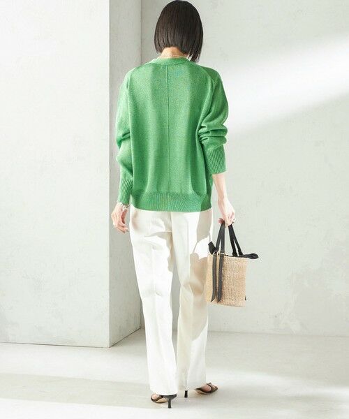 SHIPS / シップス カーディガン・ボレロ | 《予約》〈手洗い可能〉ブライト ペーパー Vネック ニット カーディガン | 詳細18