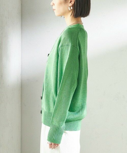 SHIPS / シップス カーディガン・ボレロ | 《予約》〈手洗い可能〉ブライト ペーパー Vネック ニット カーディガン | 詳細26