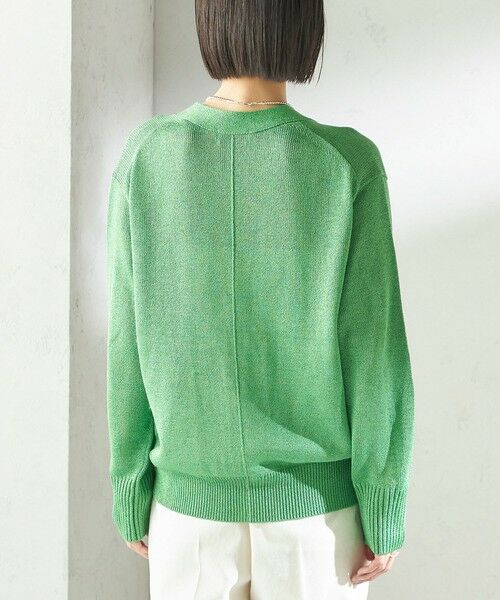 SHIPS / シップス カーディガン・ボレロ | 《予約》〈手洗い可能〉ブライト ペーパー Vネック ニット カーディガン | 詳細27