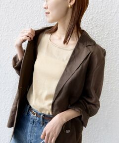 SHIPS / シップス タンクトップ | 《予約》〈手洗い可能〉ラメ 2WAY ノースリーブ プルオーバー