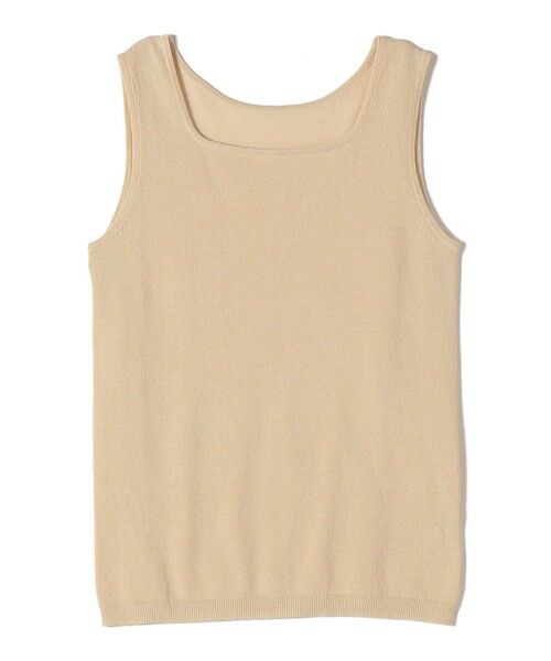 SHIPS / シップス タンクトップ | 《一部追加予約》〈手洗い可能〉ラメ 2WAY ノースリーブ プルオーバー | 詳細19