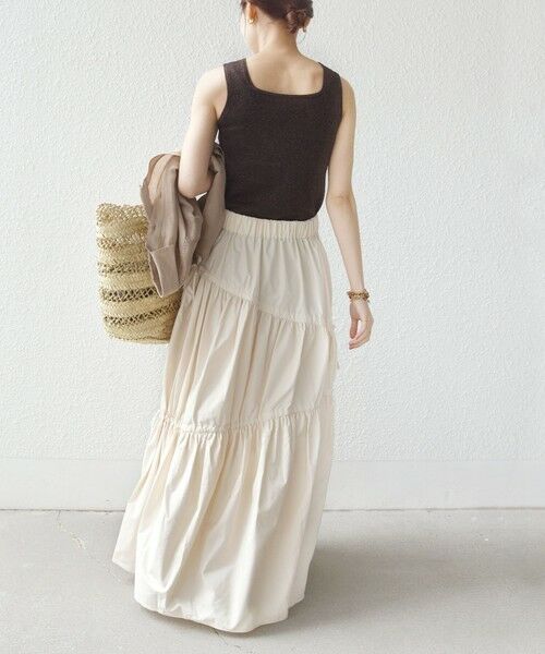 SHIPS / シップス タンクトップ | 《一部追加予約》〈手洗い可能〉ラメ 2WAY ノースリーブ プルオーバー | 詳細26