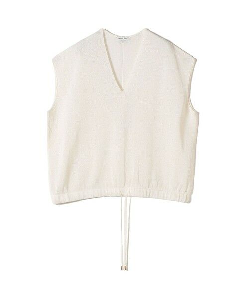 SHIPS / シップス ベスト | 《予約》〈手洗い可能〉ブライト ペーパー 裾 ドロスト ニット プルオーバー | 詳細15