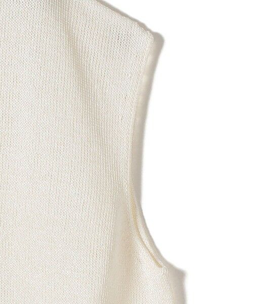 SHIPS / シップス ベスト | 《予約》〈手洗い可能〉ブライト ペーパー 裾 ドロスト ニット プルオーバー | 詳細18