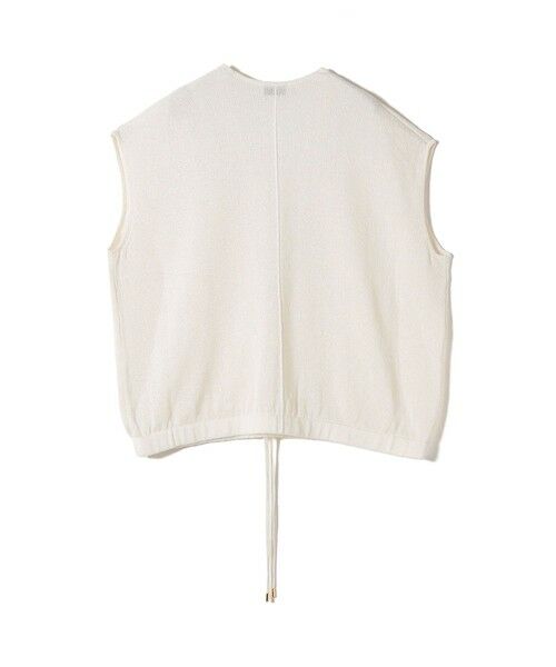 SHIPS / シップス ベスト | 〈手洗い可能〉ブライト ペーパー 裾 ドロスト ニット プルオーバー | 詳細25