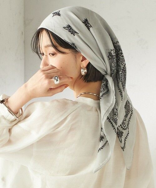 SHIPS / シップス バンダナ・スカーフ | 《予約》【一部SHIPS別注】destin: バンダナ カレ 90×90 | 詳細3