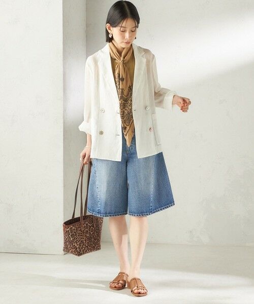 SHIPS / シップス バンダナ・スカーフ | 《予約》【一部SHIPS別注】destin: バンダナ カレ 90×90 | 詳細15