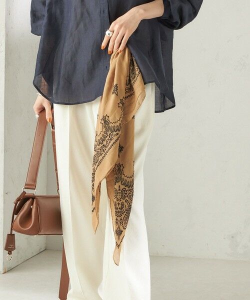 SHIPS / シップス バンダナ・スカーフ | 《予約》【一部SHIPS別注】destin: バンダナ カレ 90×90 | 詳細9