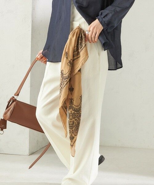 SHIPS / シップス バンダナ・スカーフ | 《予約》【一部SHIPS別注】destin: バンダナ カレ 90×90 | 詳細10