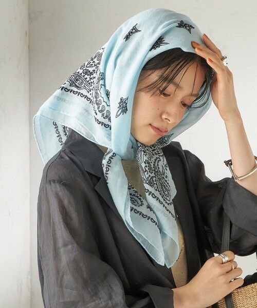 SHIPS / シップス バンダナ・スカーフ | 《予約》【一部SHIPS別注】destin: バンダナ カレ 90×90 | 詳細21