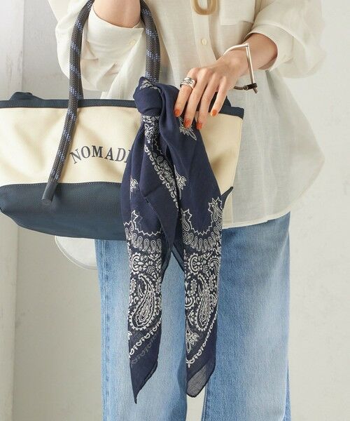 SHIPS / シップス バンダナ・スカーフ | 《予約》【一部SHIPS別注】destin: バンダナ カレ 90×90 | 詳細27