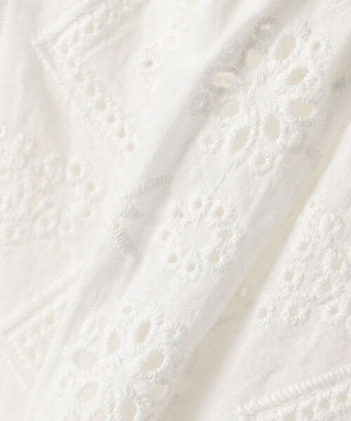 SHIPS / シップス シャツ・ブラウス | SHIPS KIDS:100〜130cm / レース エンブロイダリー ペプラム ブラウス | 詳細1