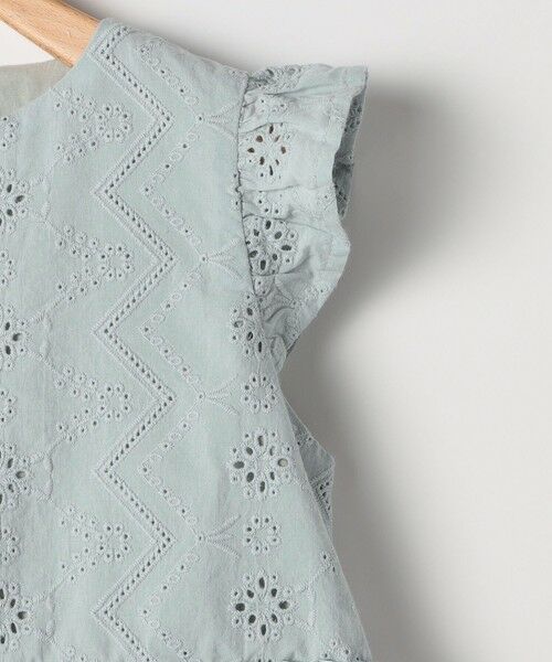 SHIPS / シップス シャツ・ブラウス | SHIPS KIDS:140〜150cm / レース エンブロイダリー ペプラム ブラウス | 詳細4