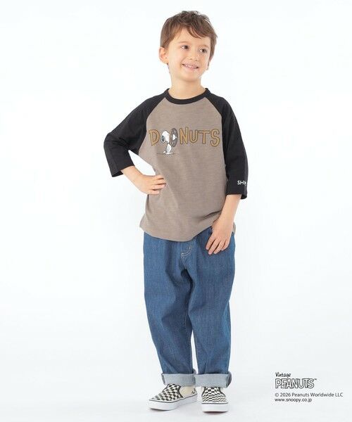 SHIPS / シップス Tシャツ | SHIPS KIDS:100〜130cm /PEANUTS スヌーピー フットボール プリント Tシャツ | 詳細6