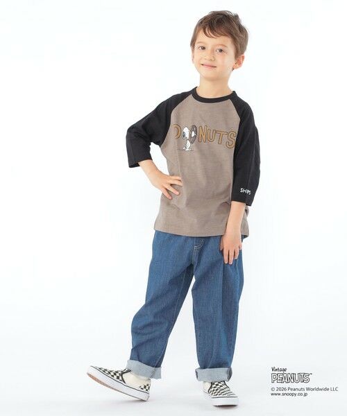 SHIPS / シップス Tシャツ | SHIPS KIDS:100〜130cm /PEANUTS スヌーピー フットボール プリント Tシャツ | 詳細7