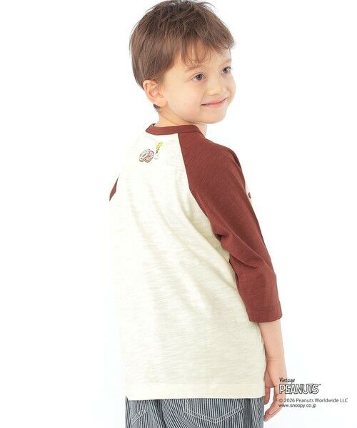 SHIPS / シップス Tシャツ | SHIPS KIDS:100〜130cm /PEANUTS スヌーピー フットボール プリント Tシャツ | 詳細18