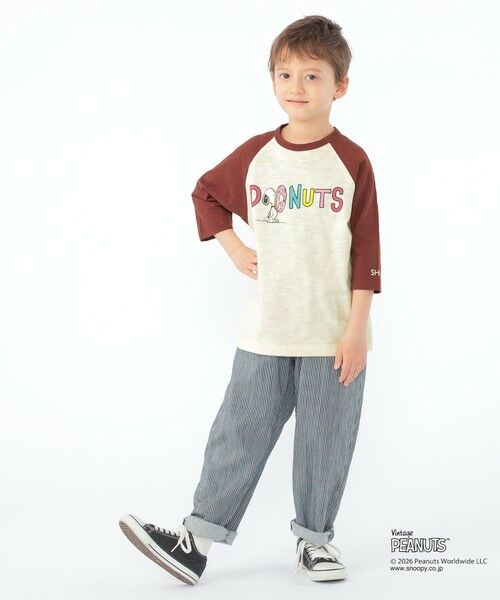 SHIPS / シップス Tシャツ | SHIPS KIDS:100〜130cm /PEANUTS スヌーピー フットボール プリント Tシャツ | 詳細20