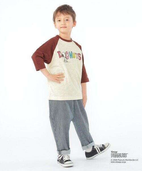 SHIPS / シップス Tシャツ | SHIPS KIDS:100〜130cm /PEANUTS スヌーピー フットボール プリント Tシャツ | 詳細21
