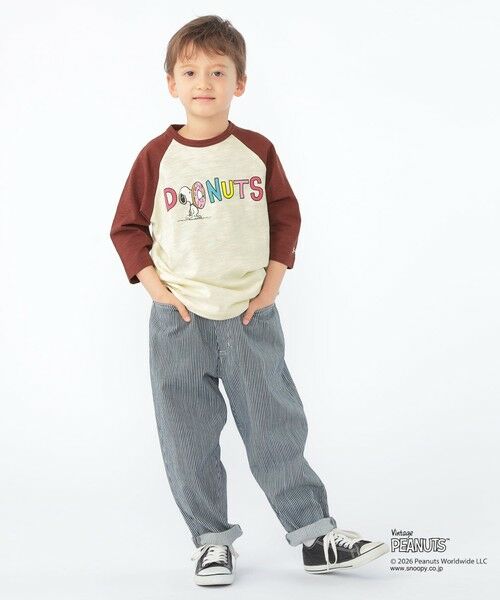 SHIPS / シップス Tシャツ | SHIPS KIDS:100〜130cm /PEANUTS スヌーピー フットボール プリント Tシャツ | 詳細23