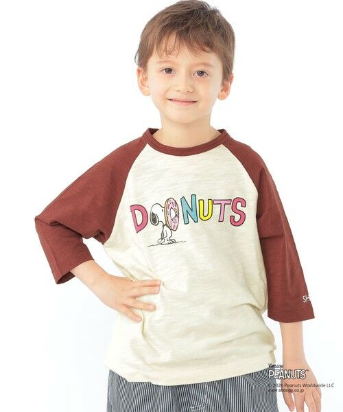 SHIPS / シップス Tシャツ | SHIPS KIDS:100〜130cm /PEANUTS スヌーピー フットボール プリント Tシャツ | 詳細17