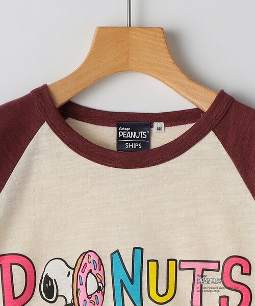 SHIPS / シップス Tシャツ | SHIPS KIDS:140〜160cm /PEANUTS スヌーピー フットボール プリント Tシャツ | 詳細4
