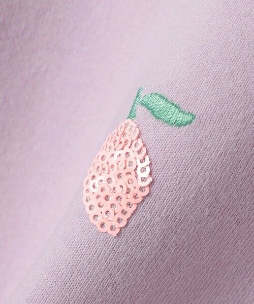 SHIPS / シップス Tシャツ | SHIPS KIDS:80〜90cm /レモン スパンコール 刺繍 ロングスリーブ Tシャツ | 詳細6