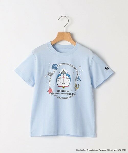 SHIPS / シップス Tシャツ | SHIPS KIDS:80〜90cm /＜映画ドラえもん 新・のび太の海底鬼岩城＞ Tシャツ（ライトブルー）