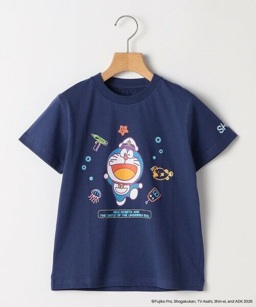 SHIPS / シップス Tシャツ | SHIPS KIDS:100〜130m /＜映画ドラえもん 新・のび太の海底鬼岩城＞ Tシャツ（ネイビー）