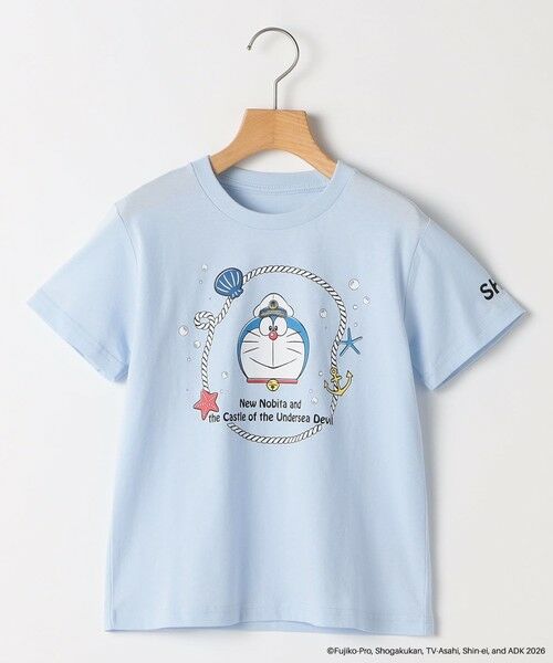 SHIPS / シップス Tシャツ | SHIPS KIDS:140m /＜映画ドラえもん 新・のび太の海底鬼岩城＞ Tシャツ（ライトブルー）