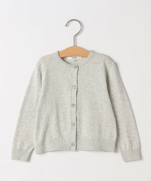 SHIPS / シップス カーディガン・ボレロ | SHIPS KIDS:80〜90cm / リバティ ボタン カーディガン（トップグレー）