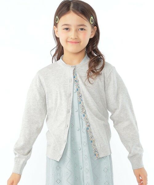 SHIPS / シップス カーディガン・ボレロ | SHIPS KIDS:100〜130cm / リバティ ボタン カーディガン | 詳細1