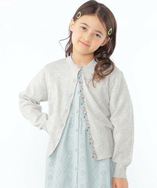 SHIPS / シップス カーディガン・ボレロ | SHIPS KIDS:100〜130cm / リバティ ボタン カーディガン | 詳細2