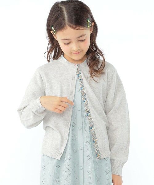 SHIPS / シップス カーディガン・ボレロ | SHIPS KIDS:100〜130cm / リバティ ボタン カーディガン | 詳細3