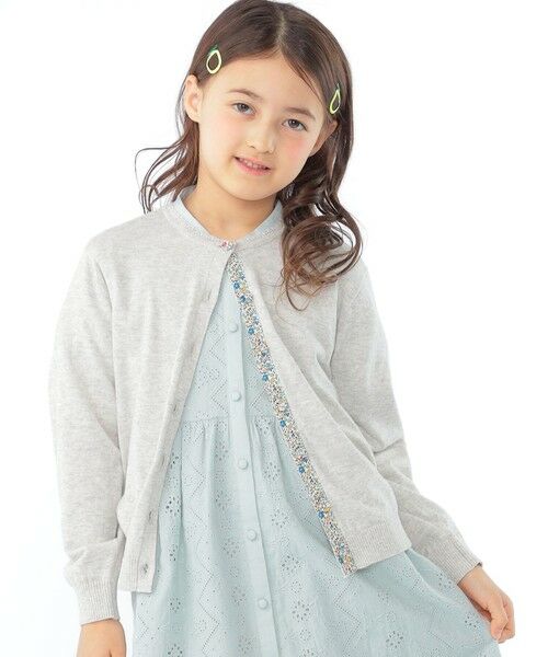 SHIPS / シップス カーディガン・ボレロ | SHIPS KIDS:100〜130cm / リバティ ボタン カーディガン | 詳細4