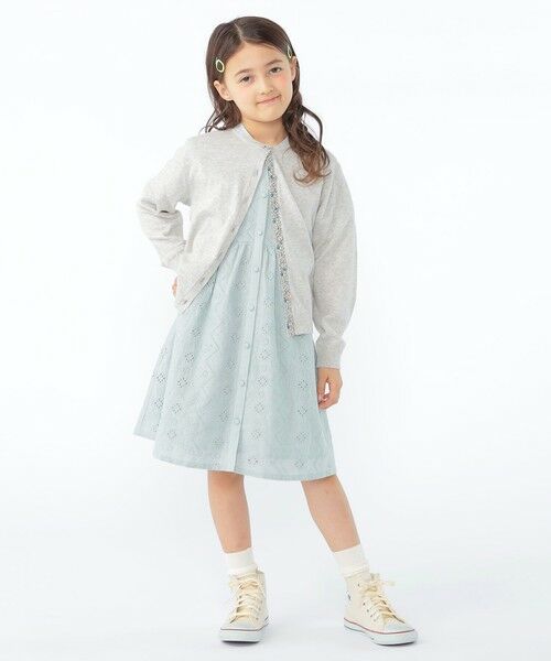 SHIPS / シップス カーディガン・ボレロ | SHIPS KIDS:100〜130cm / リバティ ボタン カーディガン | 詳細6