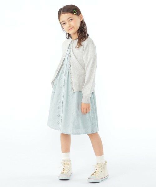 SHIPS / シップス カーディガン・ボレロ | SHIPS KIDS:100〜130cm / リバティ ボタン カーディガン | 詳細8