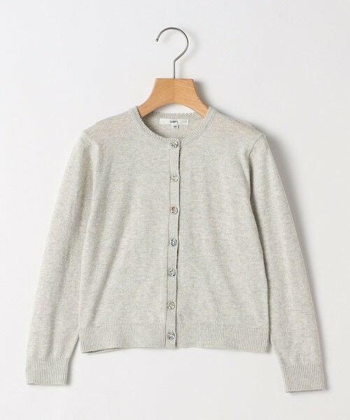 SHIPS / シップス カーディガン・ボレロ | SHIPS KIDS:100〜130cm / リバティ ボタン カーディガン（トップグレー）