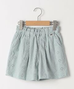 SHIPS / シップス ショート・ハーフ・半端丈パンツ | SHIPS KIDS:100〜130cm / レース エンブロイダリー ショート パンツ