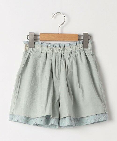 SHIPS / シップス ショート・ハーフ・半端丈パンツ | SHIPS KIDS:140〜150cm / レース エンブロイダリー ショート パンツ | 詳細7