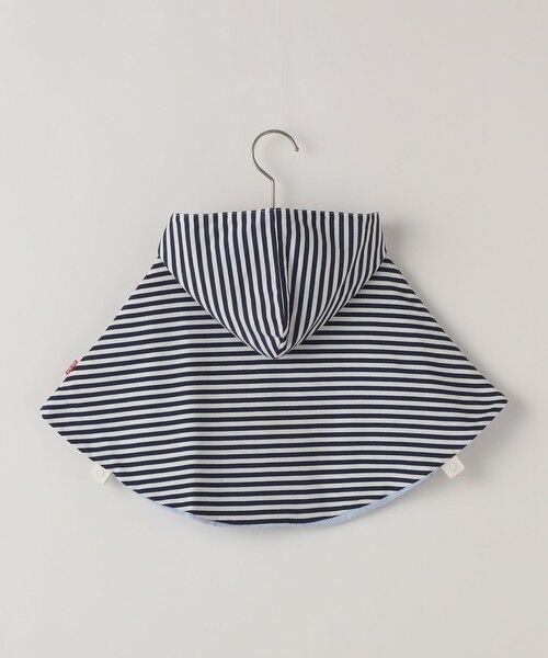 SHIPS / シップス ベビー・キッズグッズ | SHIPS KIDS:ベビー ボーダー リバーシブル コットン ポンチョ | 詳細1