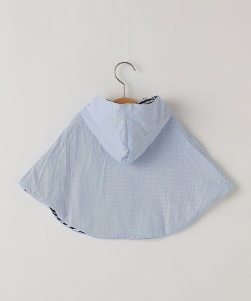SHIPS / シップス ベビー・キッズグッズ | SHIPS KIDS:ベビー ボーダー リバーシブル コットン ポンチョ | 詳細3