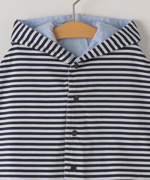 SHIPS / シップス ベビー・キッズグッズ | SHIPS KIDS:ベビー ボーダー リバーシブル コットン ポンチョ | 詳細4