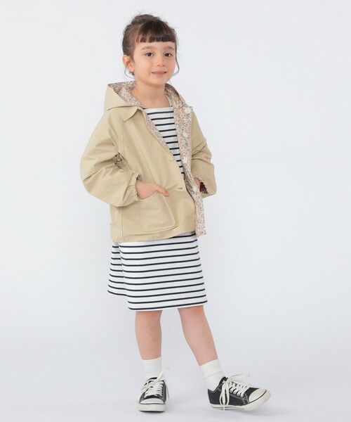 SHIPS / シップス その他アウター | SHIPS KIDS:100〜130cm / リバティ リバーシブル フード コート | 詳細4