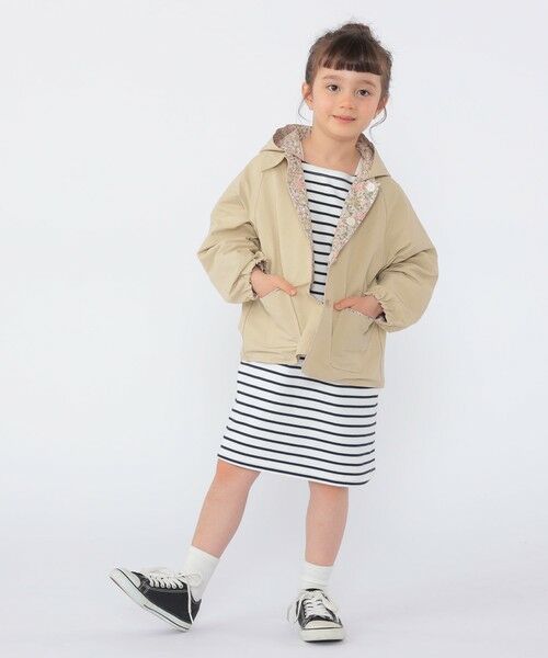 SHIPS / シップス その他アウター | SHIPS KIDS:100〜130cm / リバティ リバーシブル フード コート | 詳細6